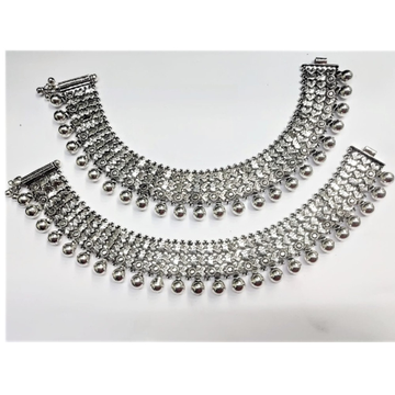 Pure silver antique Padmavat payal handmade pO-208... by 