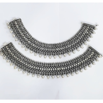 925 Pure Silver Antique Payal Handmade PO-208-17 by 