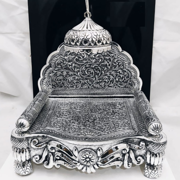 92.5 pure silver antique Solid singhasan In Fine N... by 