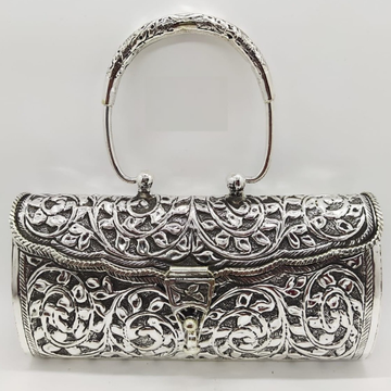 925 pure silver ladies clutch With Handle in fine... by 