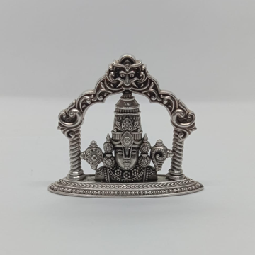 Pure silver idol of tirupati balaji in antique pol... by 