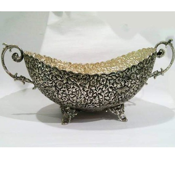 92.5 Pure Silver Fine Nakashii Fruit Bowl For Tabl... by 