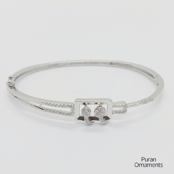 Sterling silver ladies bracelet with studded stone by 