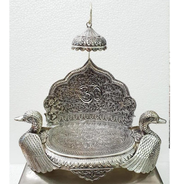925 Pure Silver Antique Singhasan With Ducks Po-14... by 
