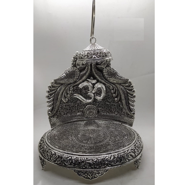 925 Pure hallmarked Silver Antique Singhasan by pu... by 