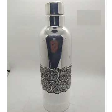 92.5 Pure Stylish Silver Bottle In Fine Antique Ca... by 