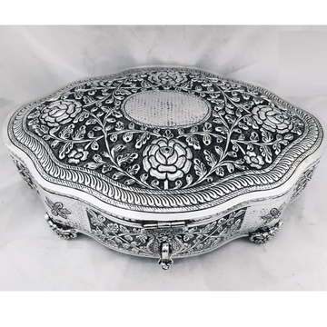 92.5 Pure Silver Dry Fruit Box (Pandan) in Fancy S... by 