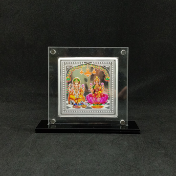 Hallmarked silver designer coin of laxmi ganesh in... by 