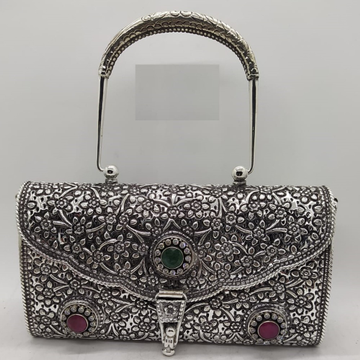 Stylish and 925 Pure Silver Clutch With Handle PO-... by 