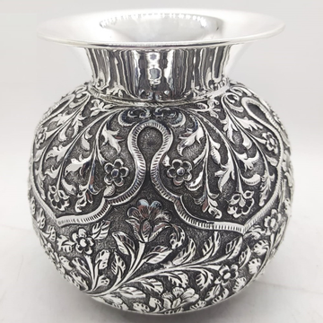 925 Pure Silver Lota Kalash In Fine Nakashii Work... by 