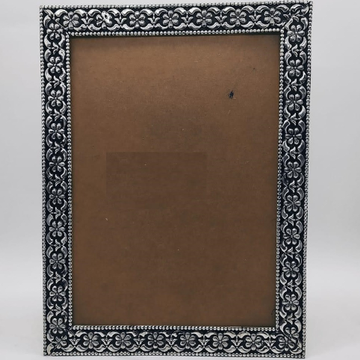 Pure Silver Photo Frame In Antique Nakashii work P... by 