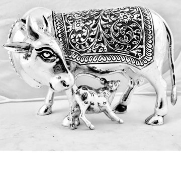 925 Pure Silver Cow and Calf Set PO-174-14 by 