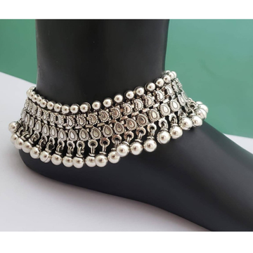 925 pure silver payal in rajwada style pO-208-02 by 