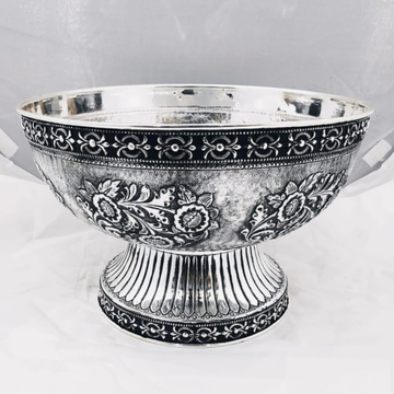 925 Pure Silver Designer Fruit Basket For Tabletop... by 