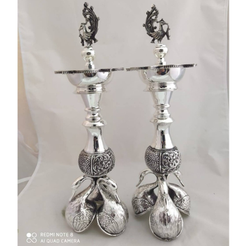 925 Pure Silver Lamp (Panchmukhi Diya Samayi ) PO-... by 