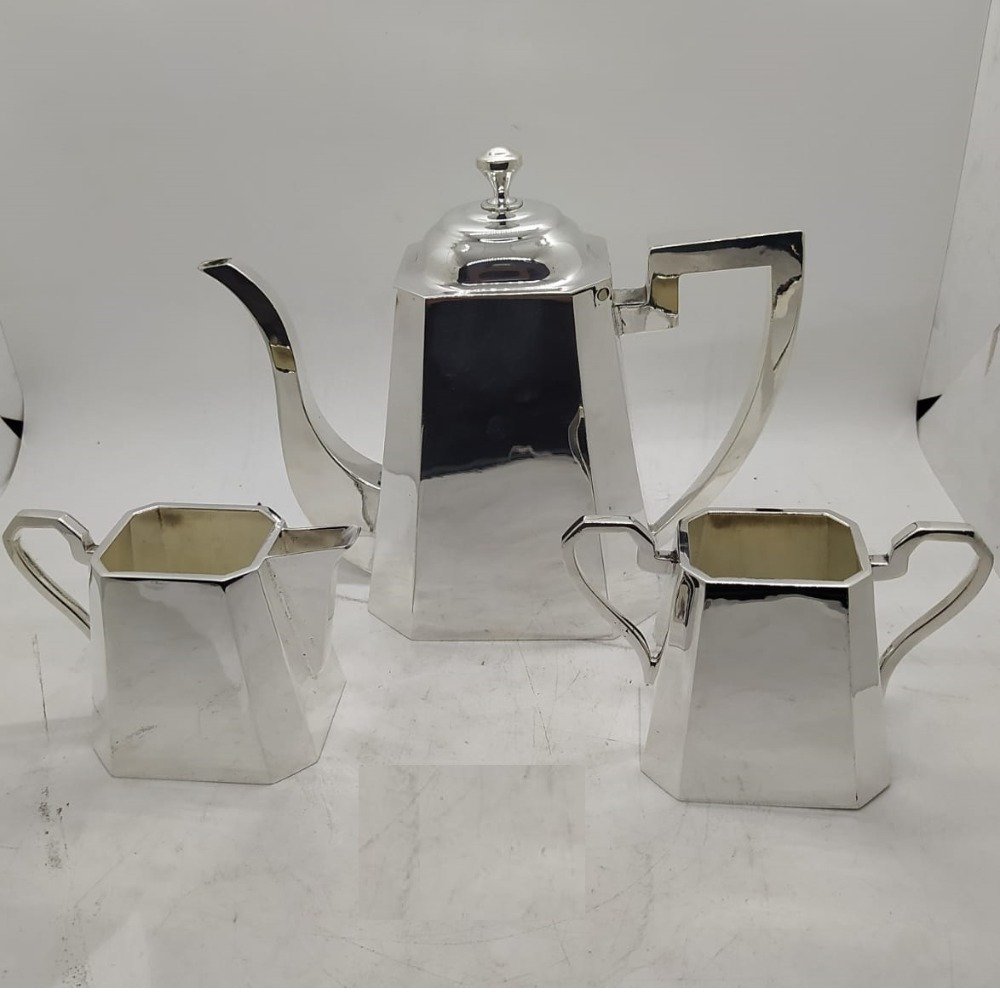 92.5% Pure Silver Stylish Jug And Glasses Set PO-247-20