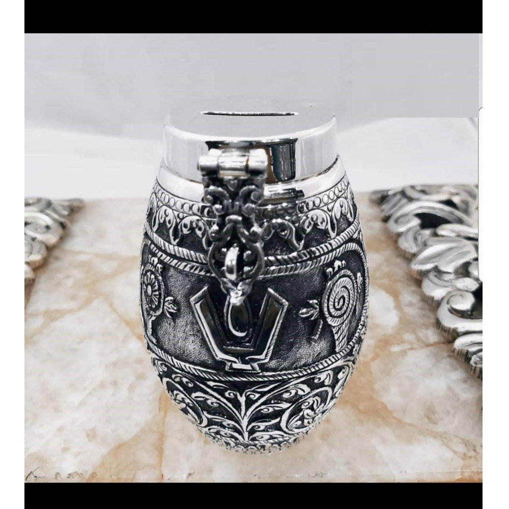 92.5 pure silver designer fancy shape Antique Money Bank PO-149-01