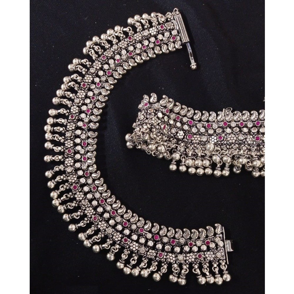 925 Pure Silver Antique Payal Handmade PO-208-27