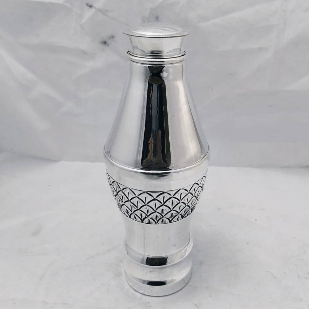 925 Pure Silver Stylish Bottle for Daily Use PO-243-04