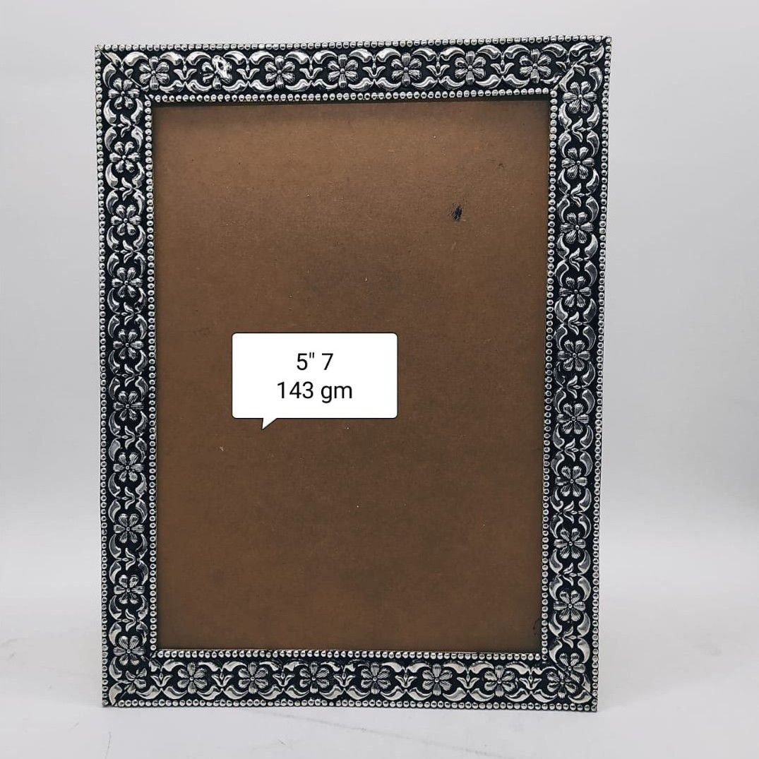 Pure silver photo frame in fine carvings po-171-06