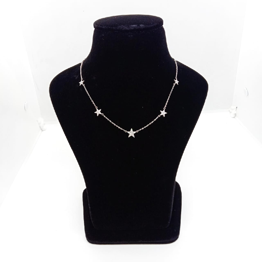 Pure silver pendant chain for women adjustable in size