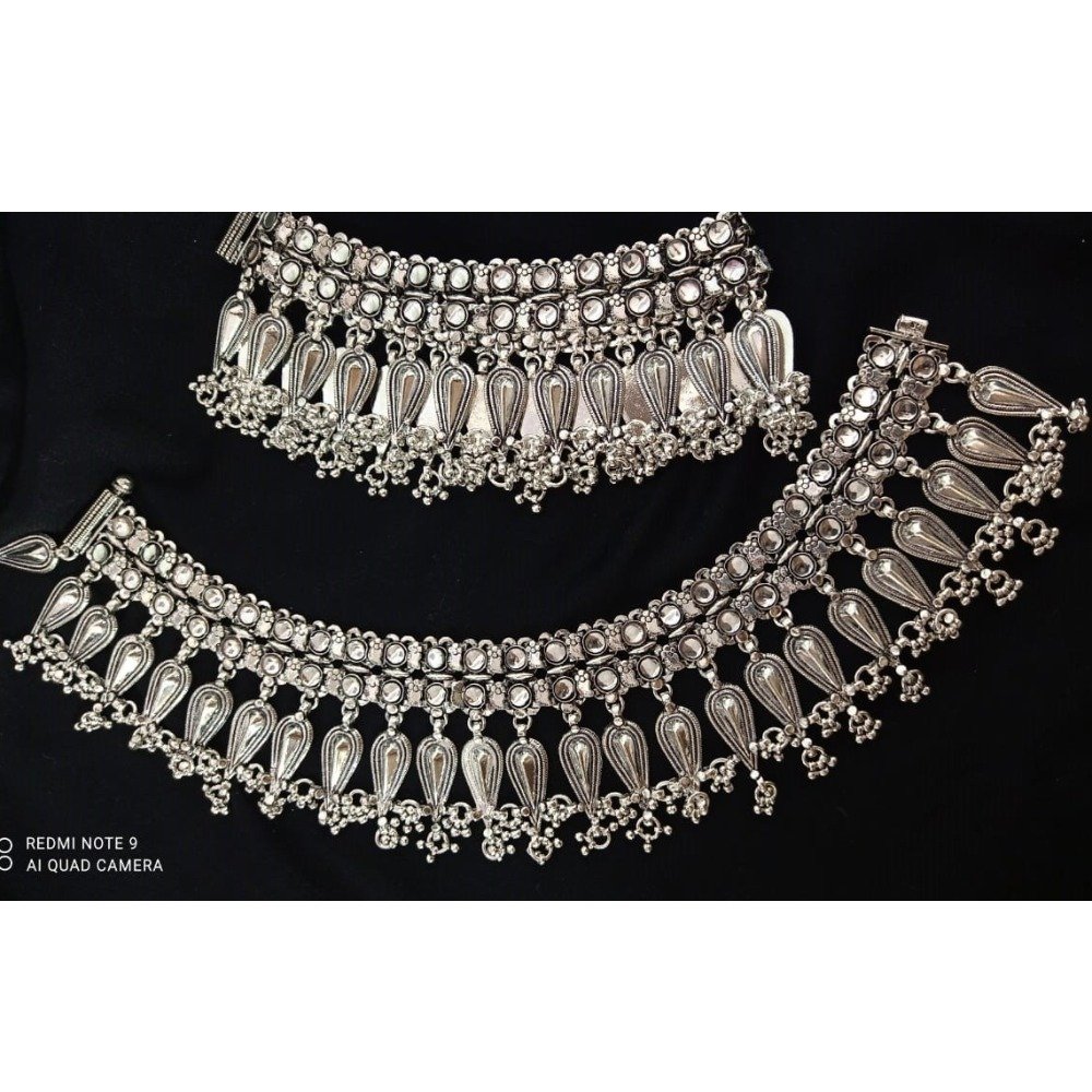 925 Pure Silver Antique Payal Handmade PO-208-18