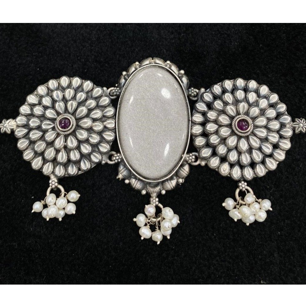 92.5% Pure Silver Compact Temple Choker PO-216-48