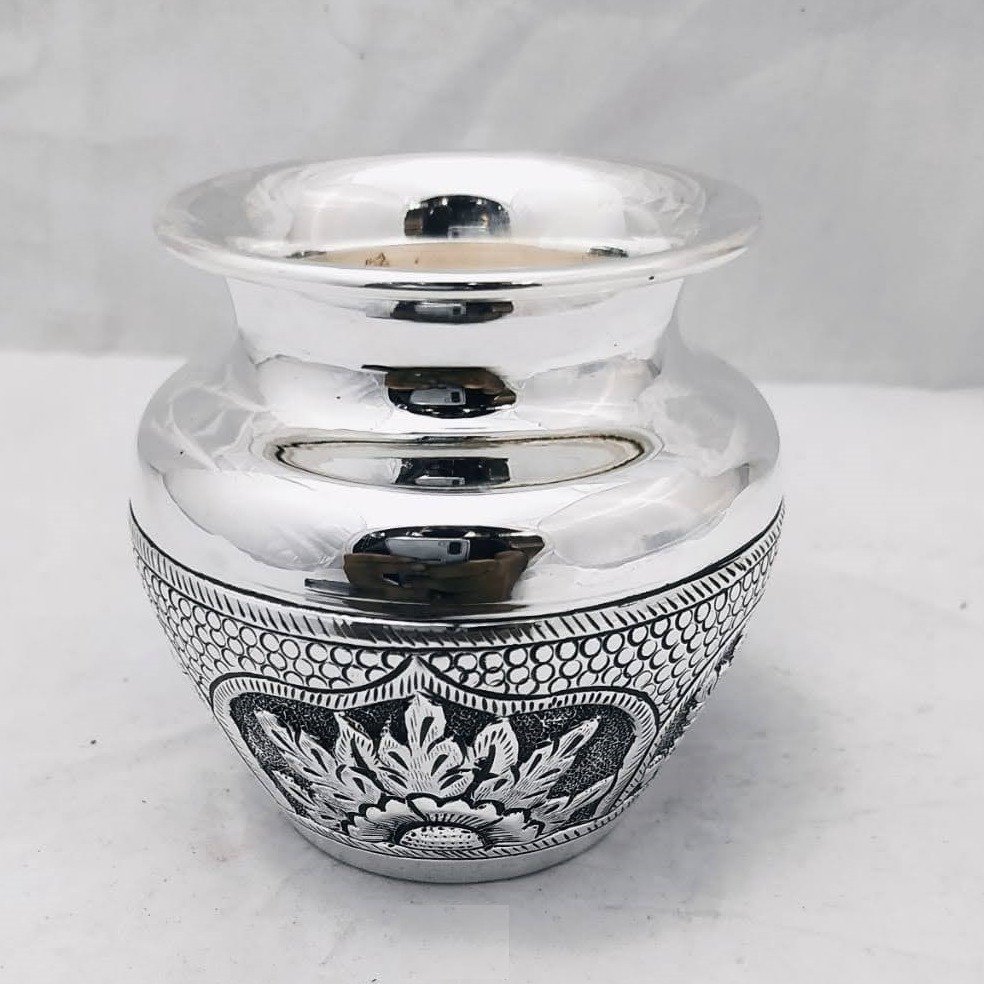 925 pure silver kalash in light weight and fine nakashi po-165-07