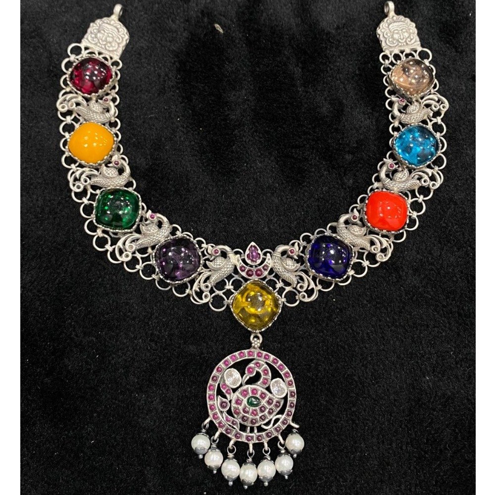 92.5% Pure Silver Compact Temple Choker PO-216-69